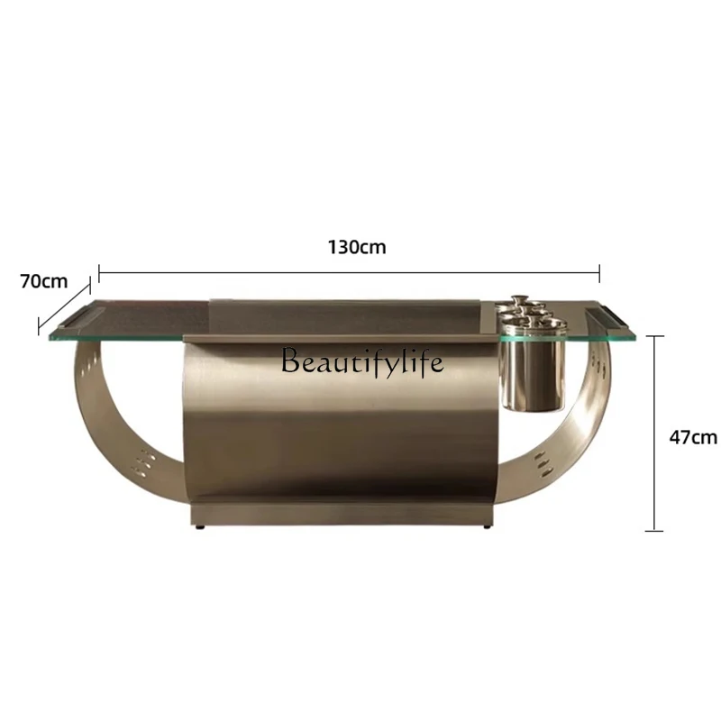 

European Luxury Coffee Table Unique Design Modern Trendy Coffee Table Rectangle Cool Meubles De Maison