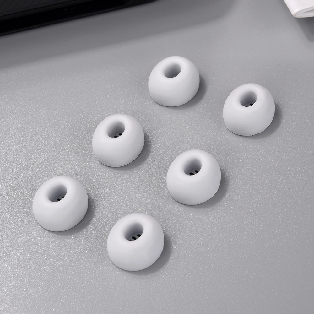 6 個のシリコンイヤーチップ HUAWEI Freebuds 6i 真のワイヤレスイヤフォンイヤーチップ Freebuds6i 芽 6i TWS ヒントヘッドフォン耳栓