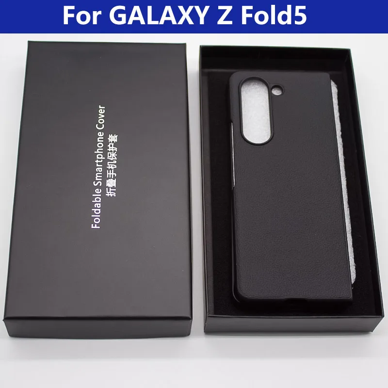 For SAMSUNG Z Fold5 Fold 5 4 3 2 Case PU Leather Cover Luxury business Shell Full Protective For Galaxy Z Fold4 Fold3 Fold2 5G