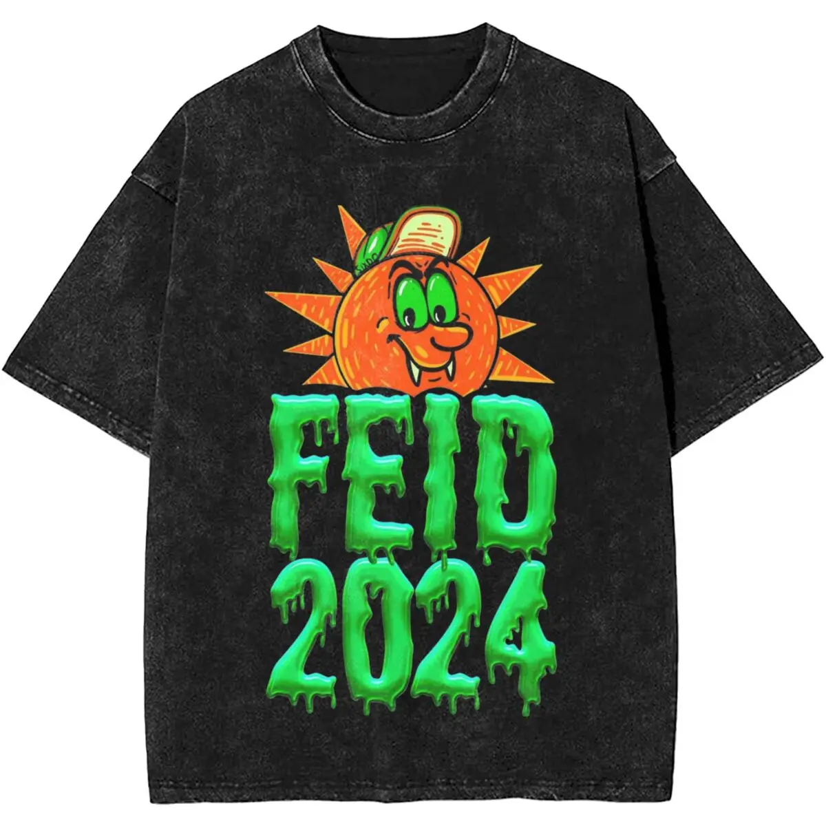 Feid Ferxxo Calipsis 2024 Tour FERXXOCALIPSIS T Shirt Hip Hop Washed Short Sleeve Oversize T-Shirts Vintage for Men Women Tees