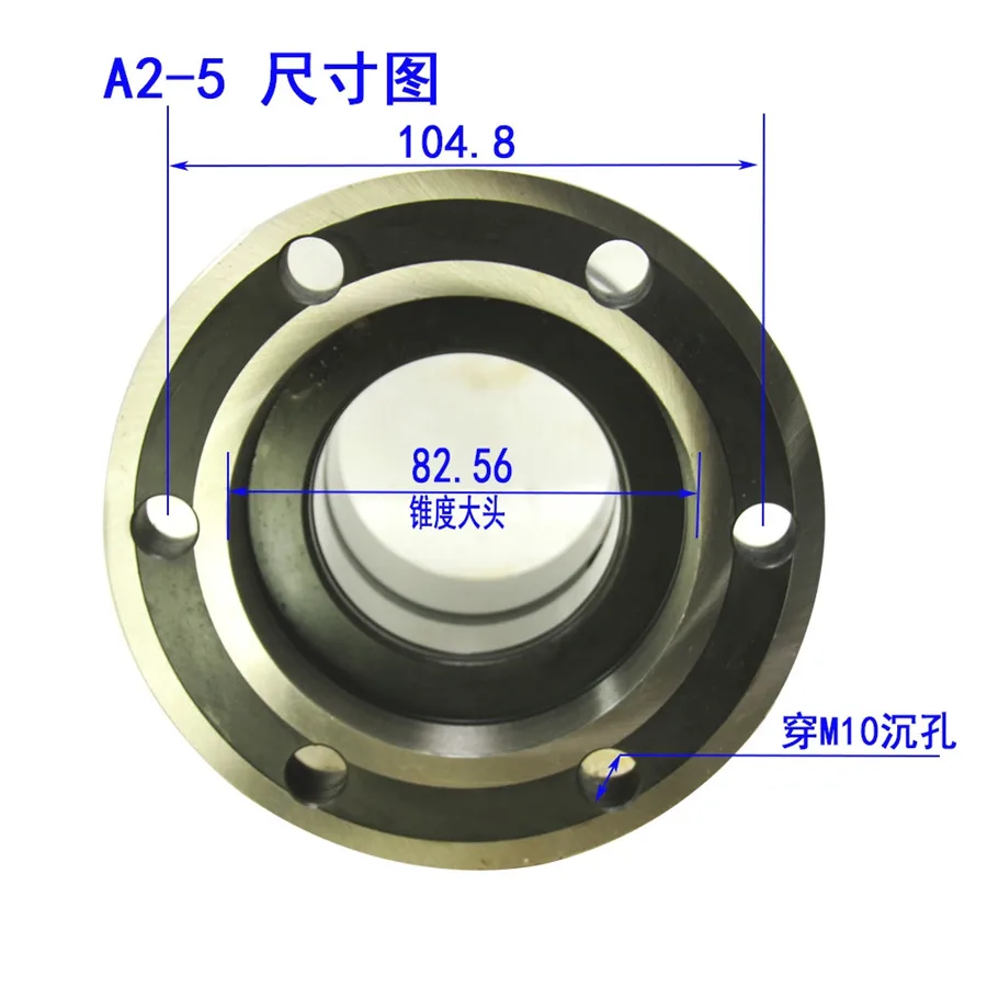 CNC lathe bore clamp spindle extension head machine tool shaft extension connecting head cover 40 rpm 25 head chuck seat
