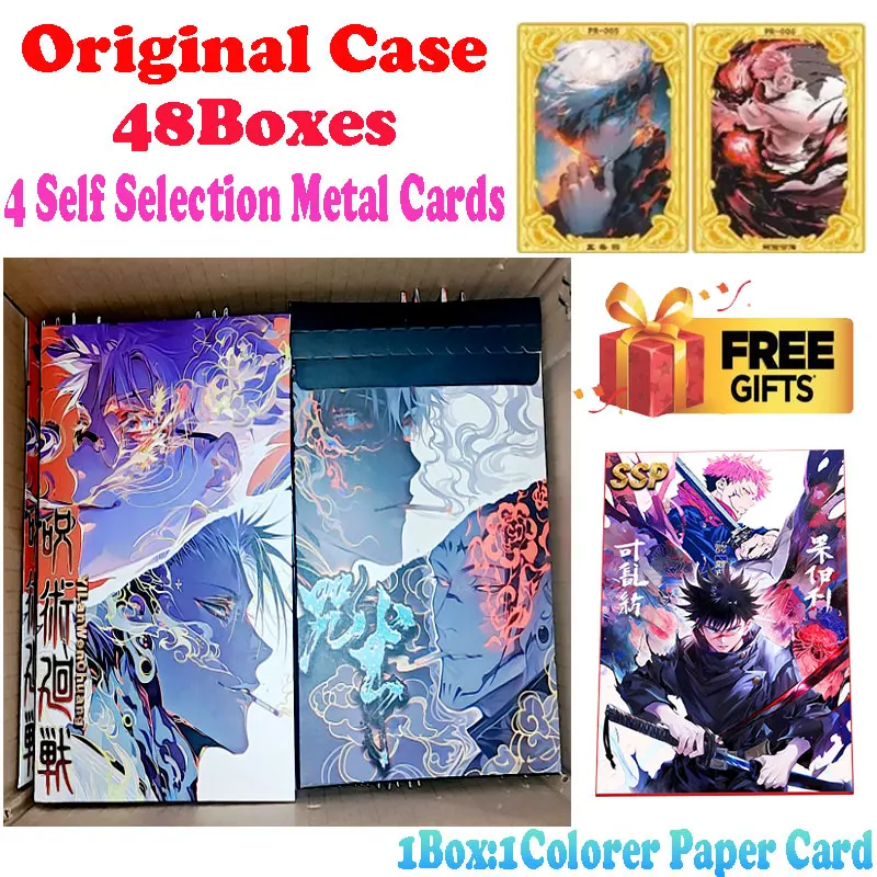 Newest Case Wholesale Yilan Culture Jujutsu Kaisen 3D Colored Paper Global Trading Anime Gojo Nanami ACG TCG Hobbies Gift