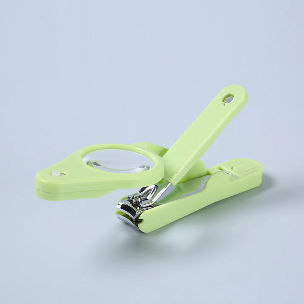 

Nail Clippers Durable Cutters with Magnifier Stainless Steel Fingernail Trimmer