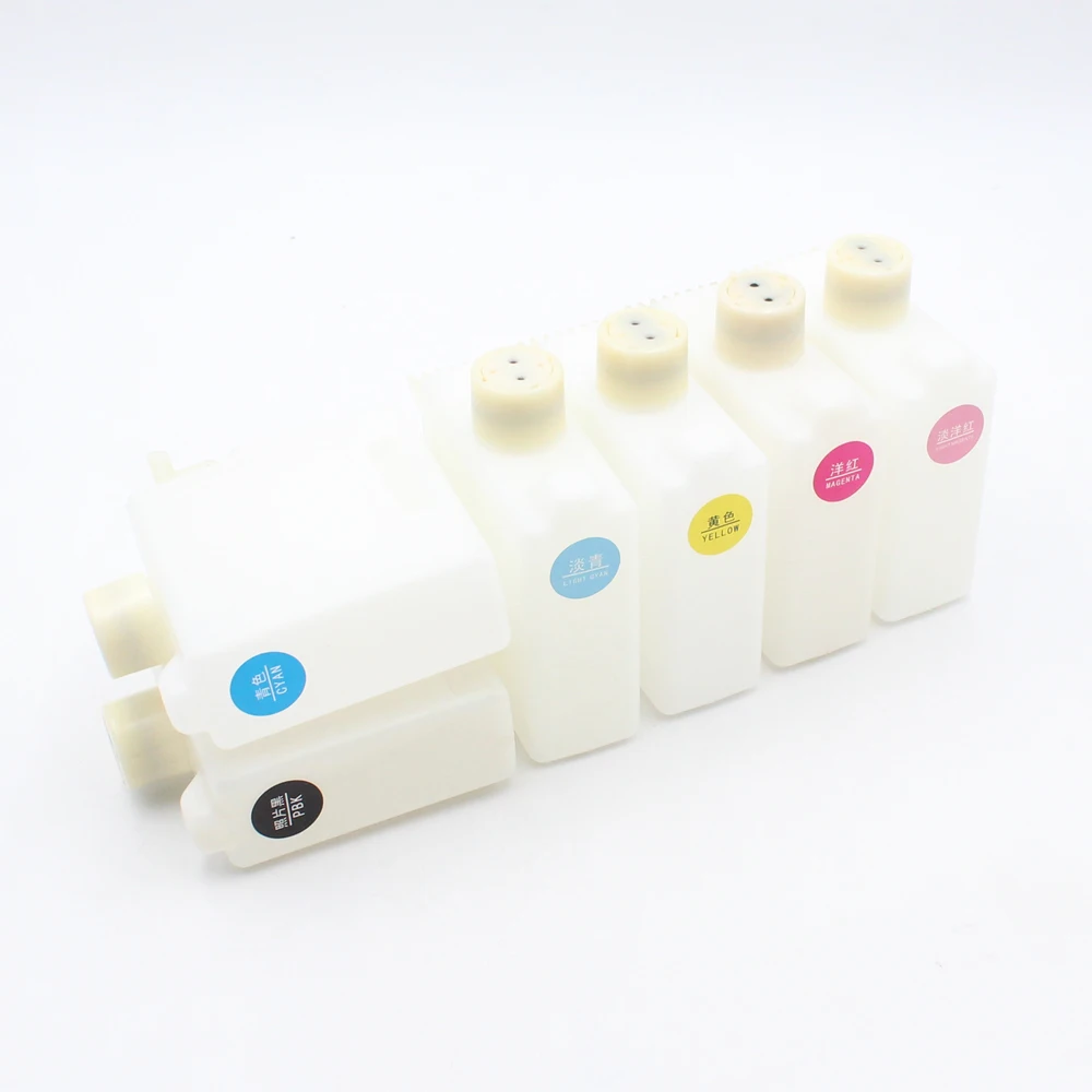 6 Colors 330ML BCI-1411 BCI-1421 Empty Refillable Ink Cartridge for Canon IPF-W7200 IPF-W7250 IPF-W8200 IPF-W8400 Printer