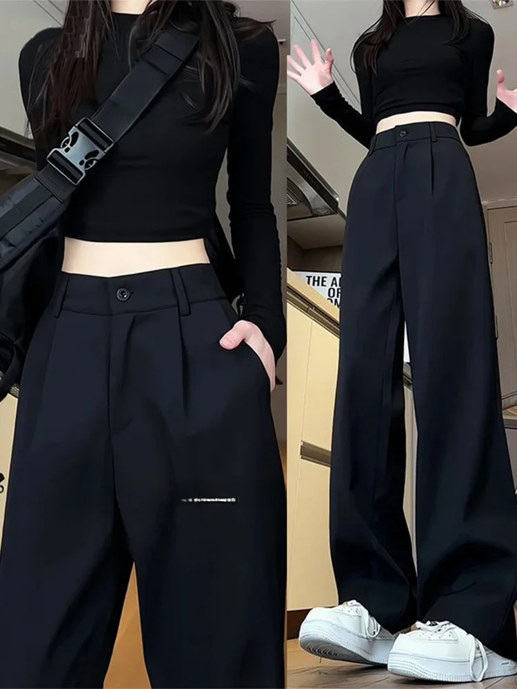 

Cleanfit Men's Bla Flared Straight Leg Pants Autumn Winter Fce Lined Couple's Casual Trousers Slimming Effect