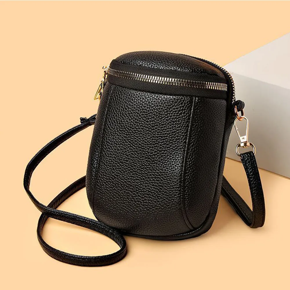 Mobile Phone Bag, New Style, High-End Texture, Stylish and Versatile, Zipper, Niche Design, Cross-Border Trend, Crossbody Bag, Women's Bag
