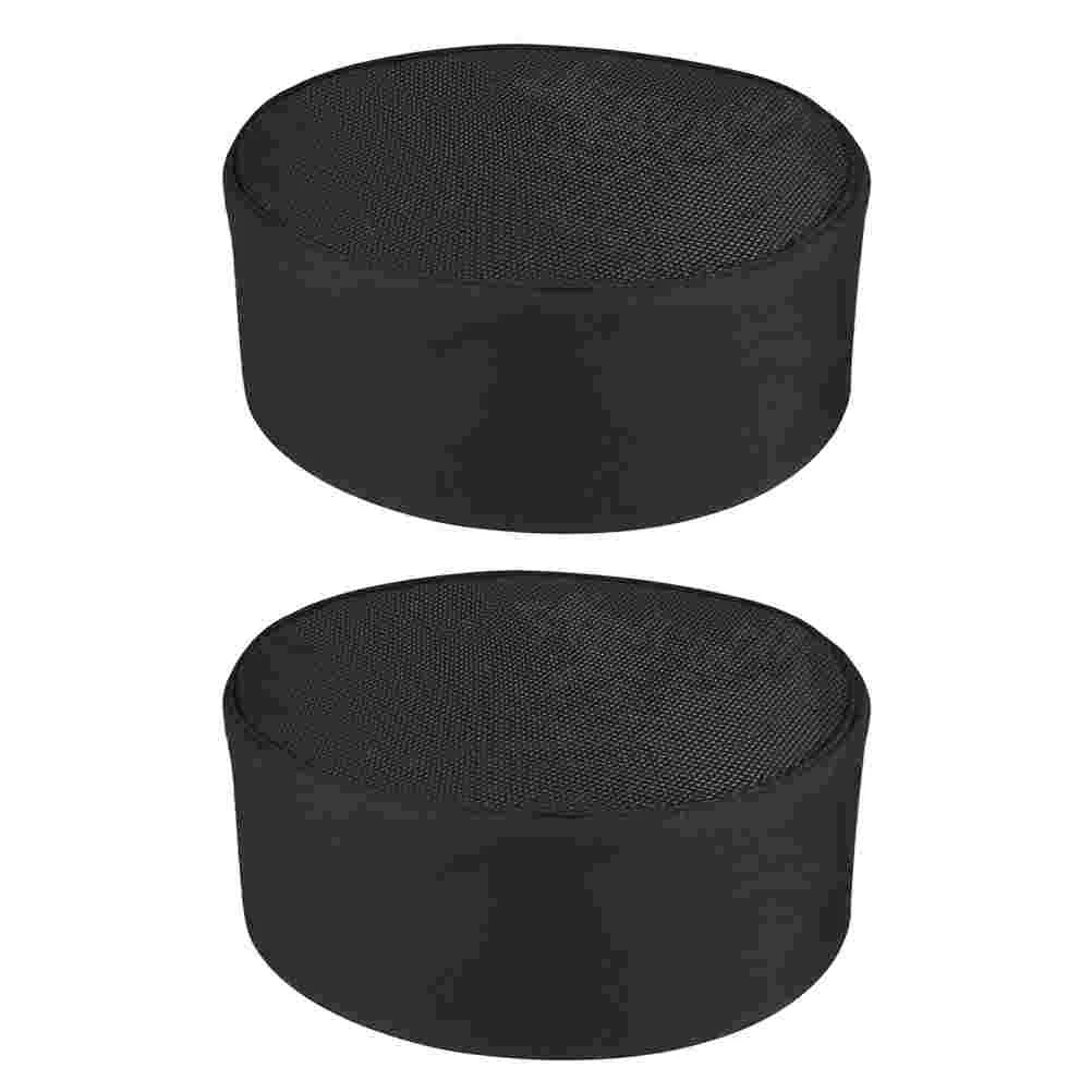 2 Pcs Frosted Chef Hat Men and Women Mens Hats Mesh Top Cotton Cloth for Kids Breathable Headgear