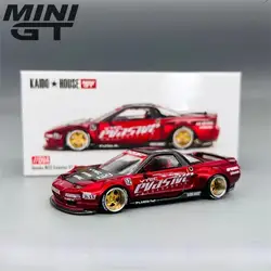 TSM KAIDO HOUSE MINI GT 1/64 KHMG094  NSX Evasive V1 Red Black  Chase Die-cast alloy car model Collection gift