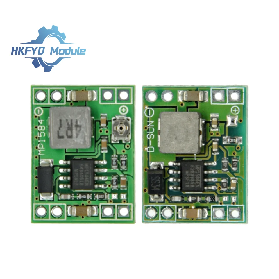 MP1584EN 3A Ultra-Small Size DC-DC Step Down Supply Module Adjustable Power Step-down Descending Output 24V 12V 9V 5V 3V MP1584