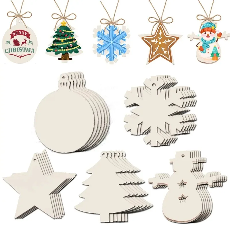 10Pcs Diy Wooden Ch…