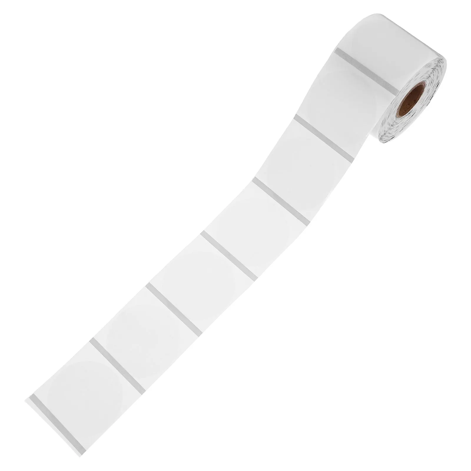 

400pcs 1 Roll Circular Direct Thermal Labels Strong Adhesive Waterproof Oil Resistant Pvc Stickers For Food Containers Water