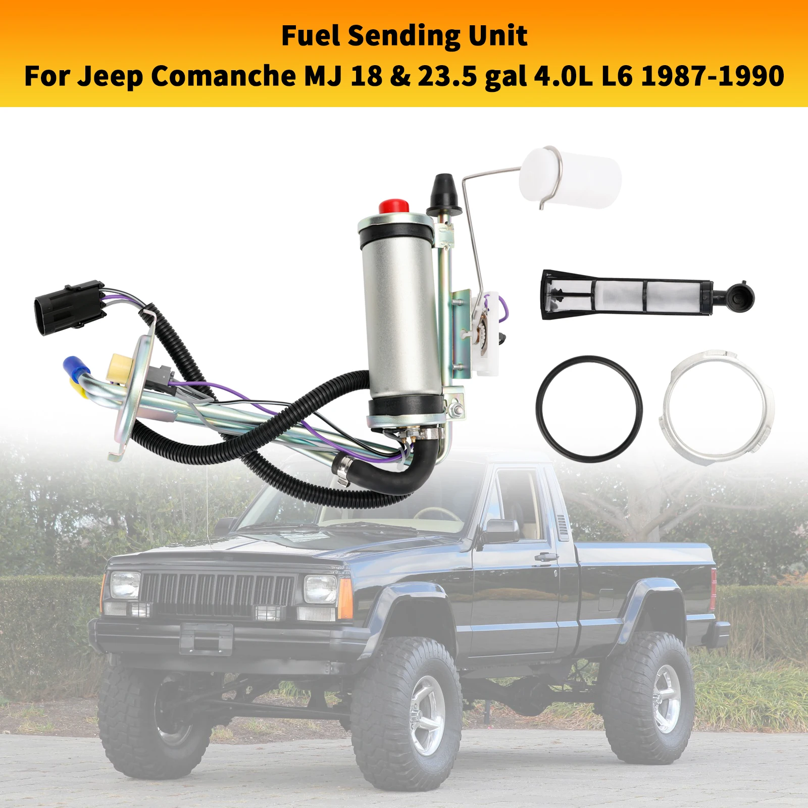 

Artudatech Gas Tank Sending Unit w/ F.I. w/ the Fuel Pump Fit For Jeep Comanche MJ 1987-1990 Car Accessories