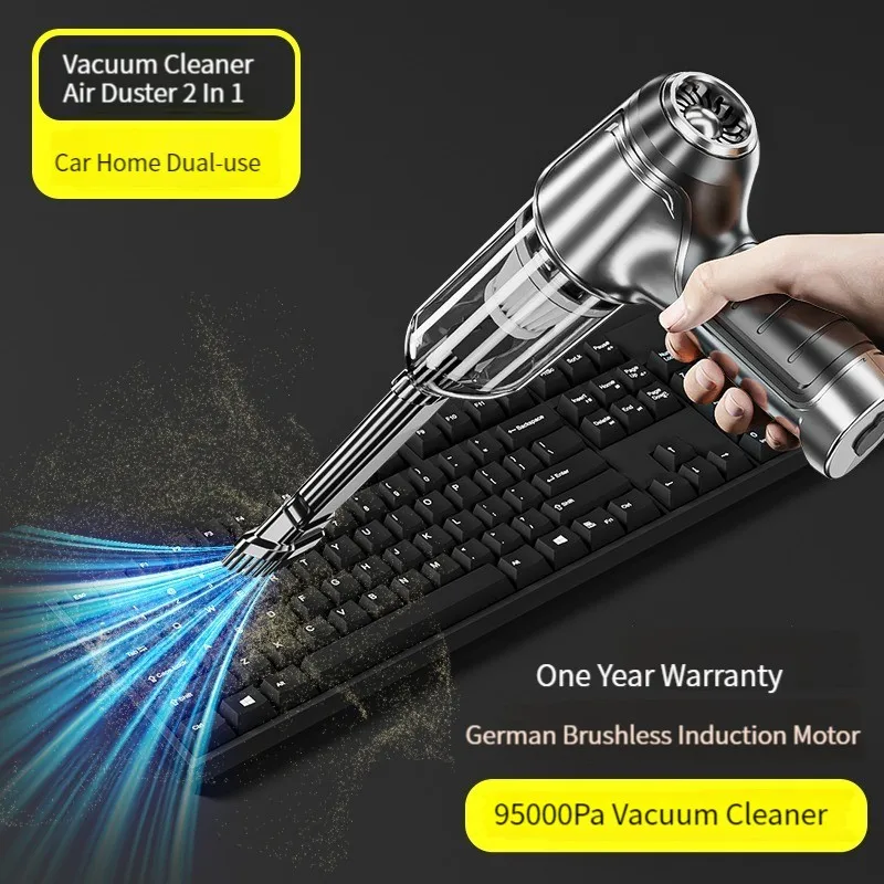 Car Wireless Vacuum Cleaner Portable Handheld120W Blowable Cordless Home Appliance Vacuum Home & Car Dual Use Mini VacuumCleaner