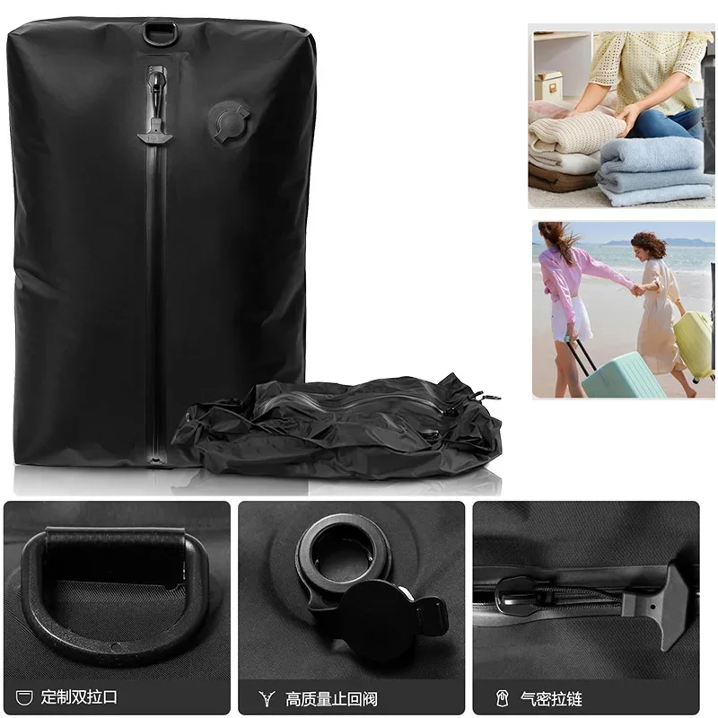 

Вакуумная компрессионная сумка, дорожная сумка для хранения одежды, водонепроницаемая и пылезащитная воздушная сумка, портативная компрессионная сумка для хранения
