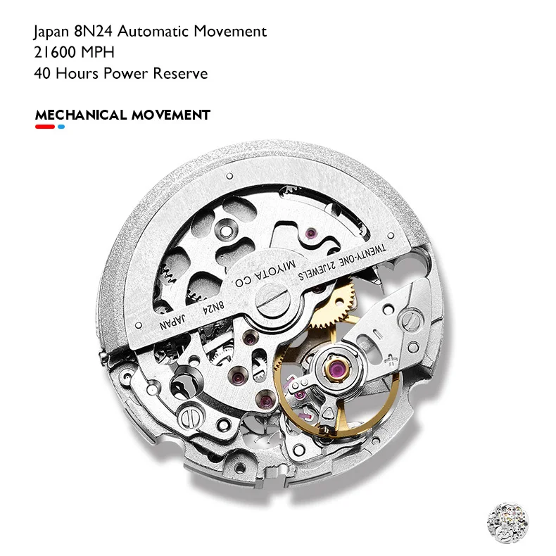 هانبورو رجالي ساعات أوتوماتيكية ساعة فاخرة ساعة اليد الميكانيكية مقاوم للماء مضيئة الهيكل العظمي الهاتفي المطاط حزام تونيو