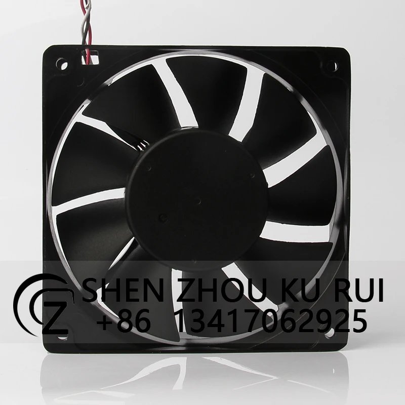 AD1212HB-F93GP Case Cooling Fan for JARO DC12V 1.95A EC AC 120x120x38mm 12CM 12038 Aluminum Frame Double Ball Bearing Industrial