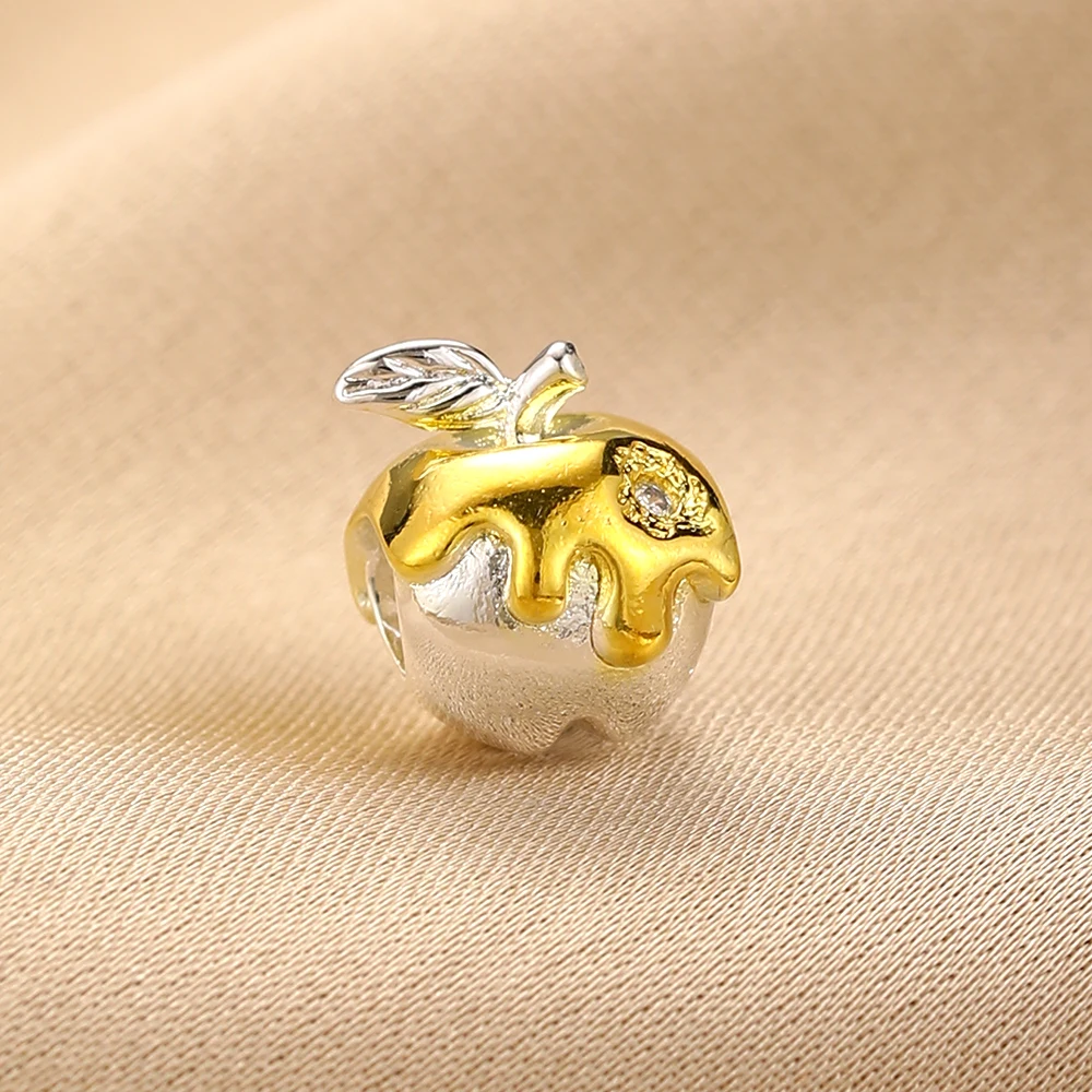 Butterfly Charm Apple Key Moon Castle 925 Silver Pendant Fit Original Plate Bracelet DIY Women's Jewelry Fashion Accessories view 3