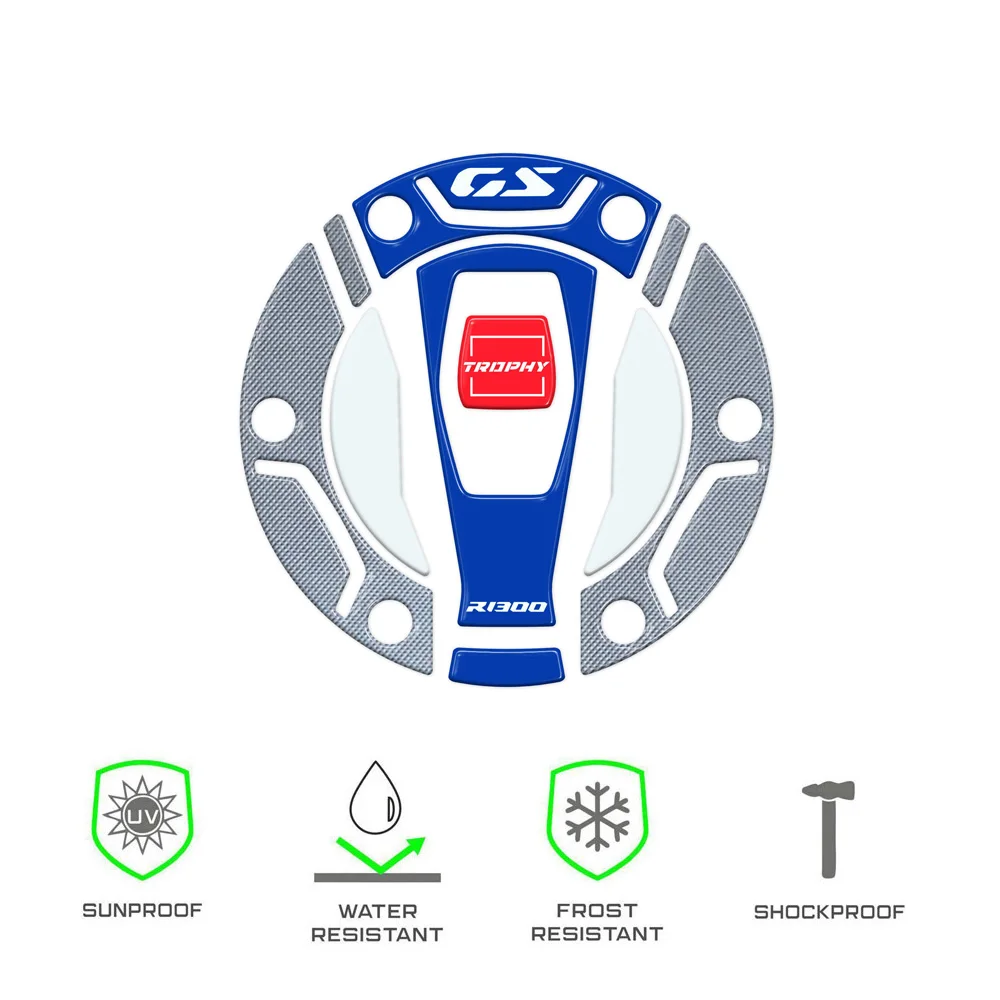 Motorrad 3d Epoxidharz Aufkleber Tankdeckel schutz für r1300gs r 1300 gs Trophäe 2023 2024