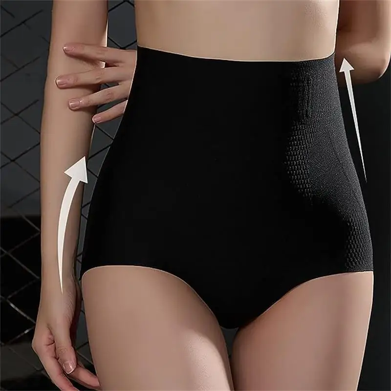 Shaper Shorts Ice Silk Shorts Ion Fiber Repair Shaping Pants High Waist Tummy Control Underpants Hip Lifting Abdominal