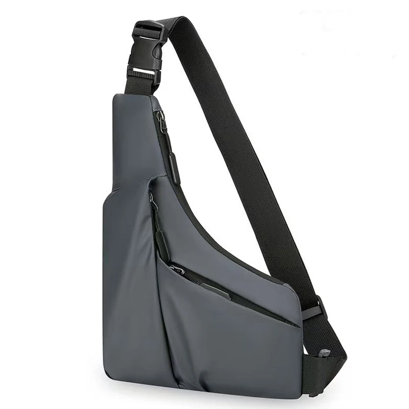 Vielseitige, lässige Brusttasche für Herren, mehrfarbige Option, Umhängetasche für den täglichen Pendelverkehr