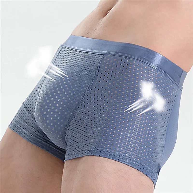 Men Sexy Butt Lifter Panties Enlarge Push Up Underpants Removable Pad Boxer Underwear Butt-Enhancing Trunk Shorts Male Briefs