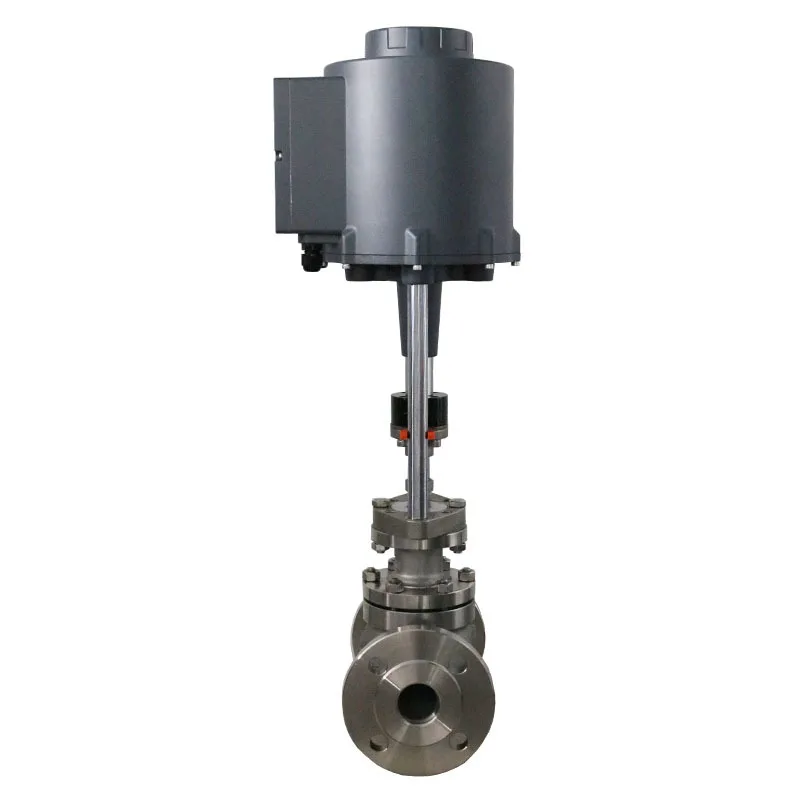 صمام تنظيم كهربائي مقعد واحد متناسب التحكم الذكي لضغط درجة حرارة البخار للغاز OEM قابل للتخصيص #3