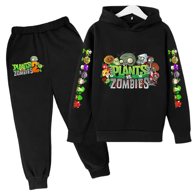 Fall/Winter 2024 Kids Sports Set Casual Sweatshirt Cartoon Casual Sports Coat Top + Pants Gift for Boys and Girls Ages 3-13