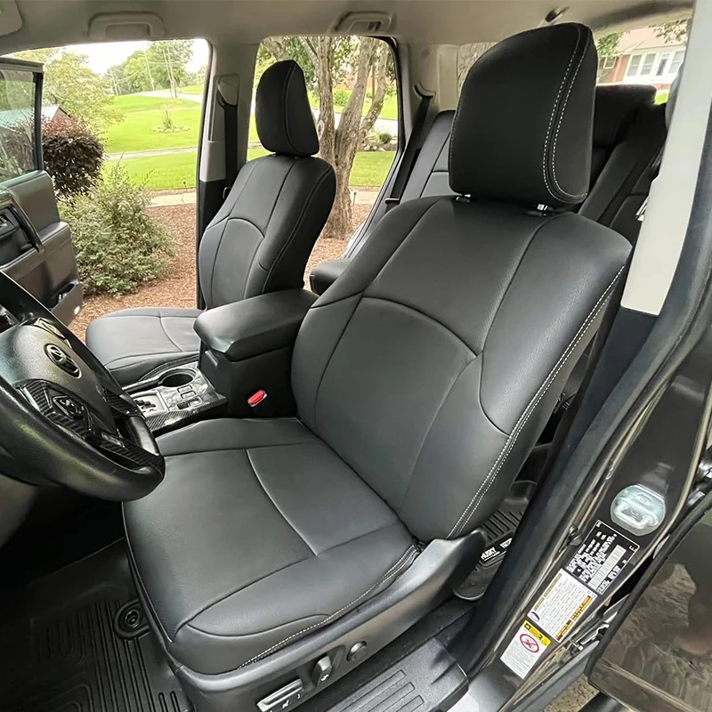 

Для 2010-2024 Toyota 4Runner 4, 5-местные кожаные наппа, автомобильные аксессуары, чехлы на сиденья, полный комплект