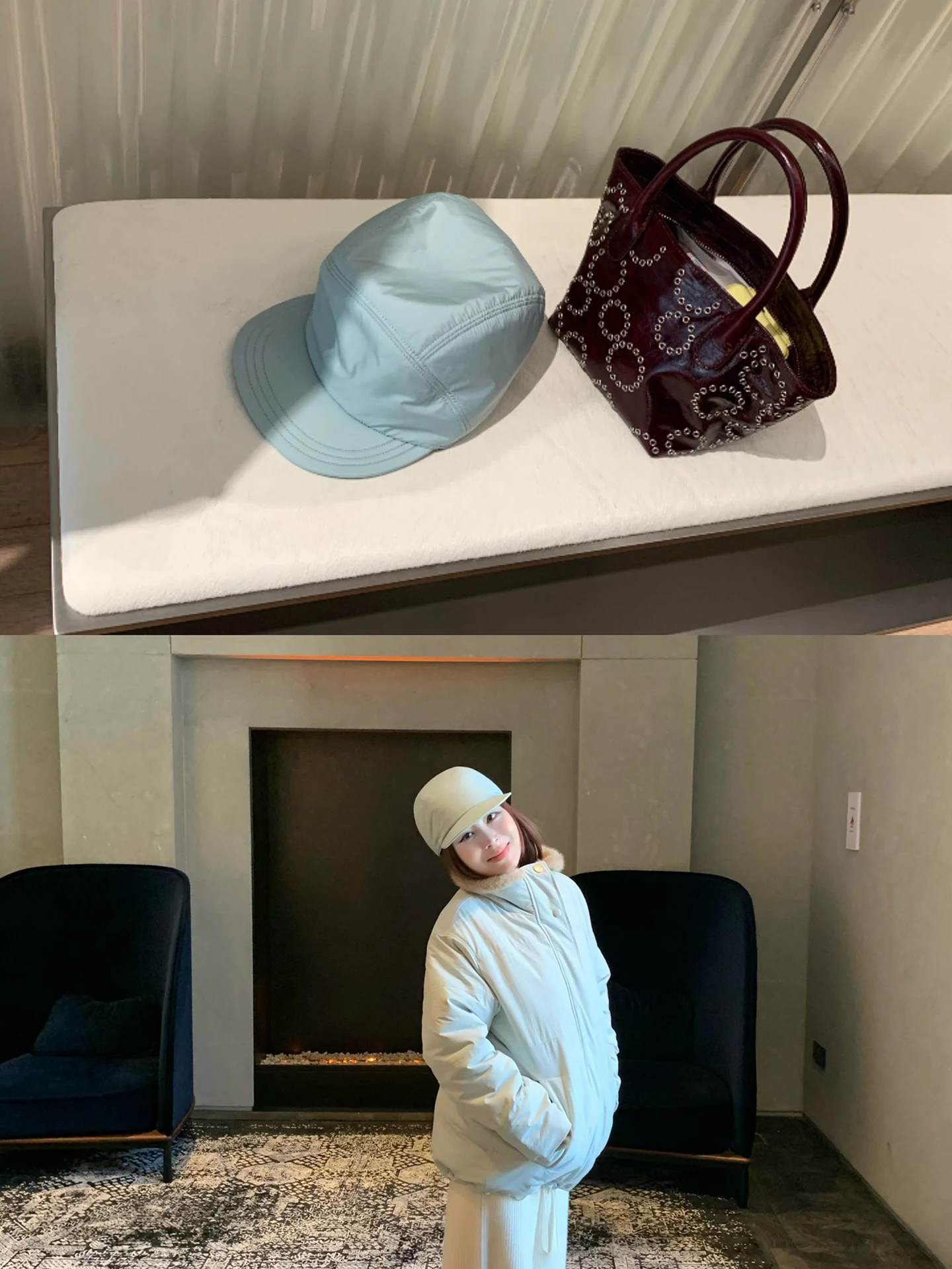 

Сводная теплая хлопковая кепка Dubill с кристаллами и облачным дизайном, зимняя женская шапка для поездок на работу, модная и практичная кепка от солнца