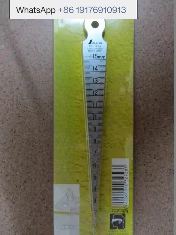 700A Thickness Gap Gauge 1-15mm Wedge Hole Gauge Tool for Measuring Spaces And Depths