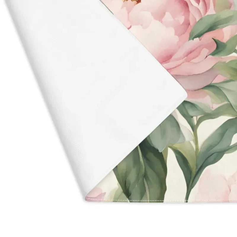 VIKAMA Placemats | Peony Floral Pattern | Cotton Table Linens, Suitable For Both Formal Occasions And Everyday Use view 4