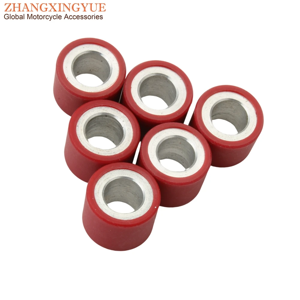 6PC PCX125 SH150 Variator Roller 7g 11g 12g 13g 16g Weights 20x15mm For Honda PCX150 SH125 NES S-Wing125 Spacy 125cc 4-Stroke