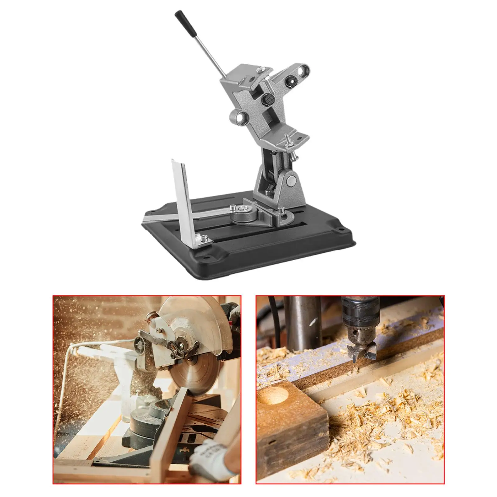

Universal Angle Grinder Stand for 100-125mm Heavy Duty DIY Cutting Platform