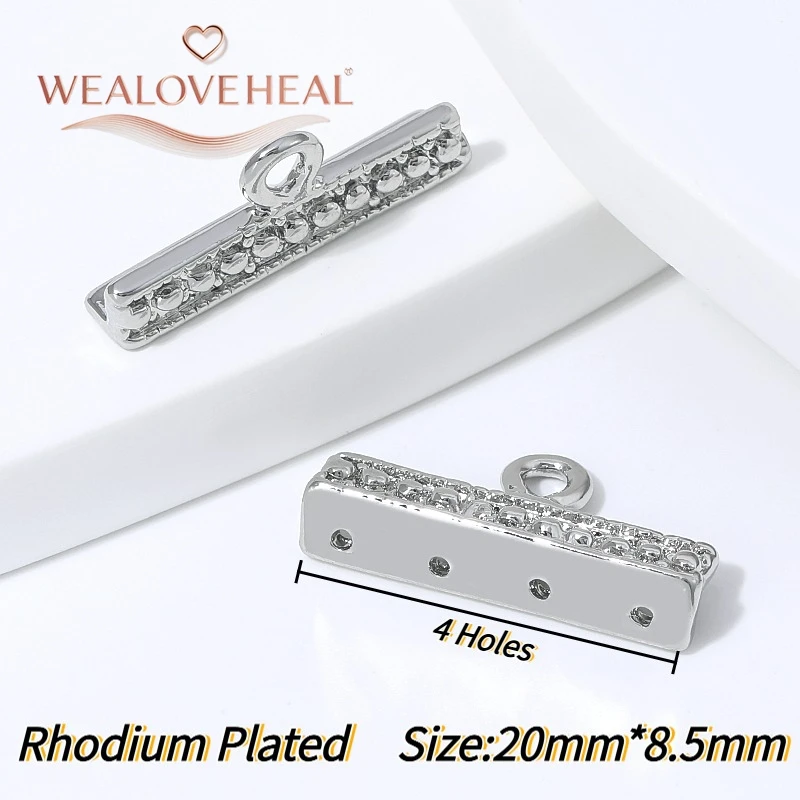18K vergoldete Messing-Abstandsperlen in Rosenblüten- und Blattform, Mehrfachloch-Verbinder, DIY-Schmuckzubehör für die Herstellung von Perlenarmbändern und Halsketten – Detail 33