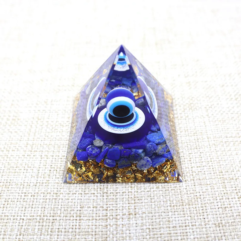 Cross-Border Foreign Trade Crystal Pyramid Epoxy Resin Strength Factory Home Decoration