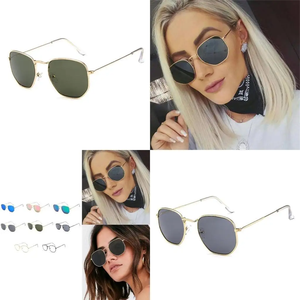 

39BD Polygonal Eyewear Glasses for Music Festival Boys Girls Outdoor Dancing Props for Travel Vacation Dress Up