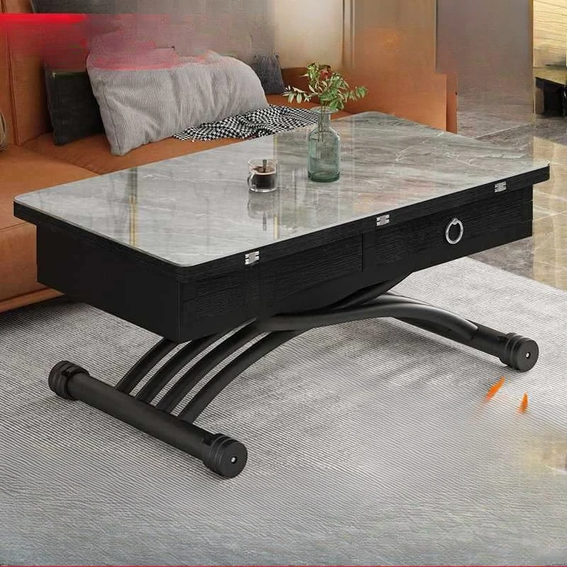 table dual-purpose integrated small apartment square household multi-functional folding slate telescopic seconds