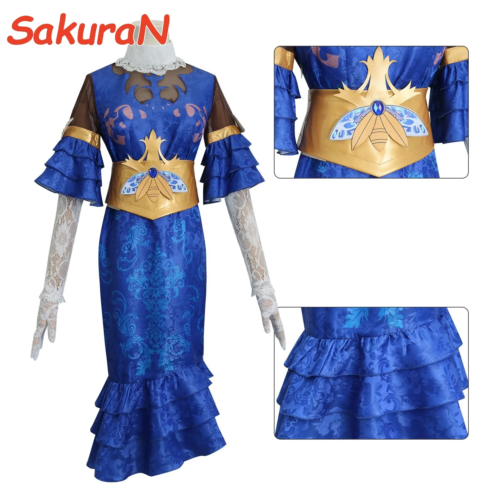 

Identity V Emily Dyer Doctor Firefly Game Suit Gorgeous Dress Cosplay Costume Halloween Party Role Play Outfit Women