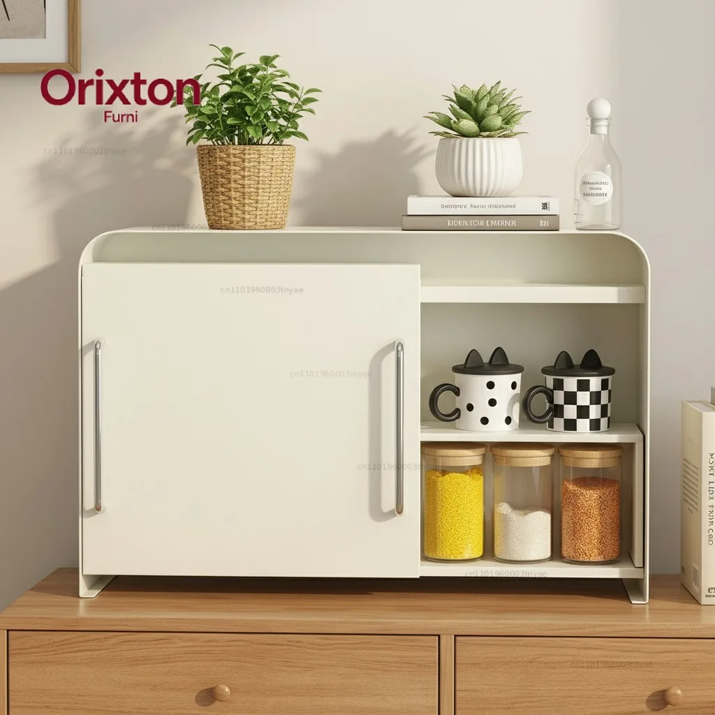 Desktop  Storage Rack Dustproof Tea Water Cup Coffee Storage Box Bar Counter Storage Cabinet Family Organizer