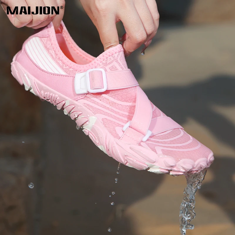 Men Women Wading Shoes Breathable Beach Swimming Aqua Shoes Quick-Dry Outdoor Water Sports Shoes for Surfing Diving Non-slip