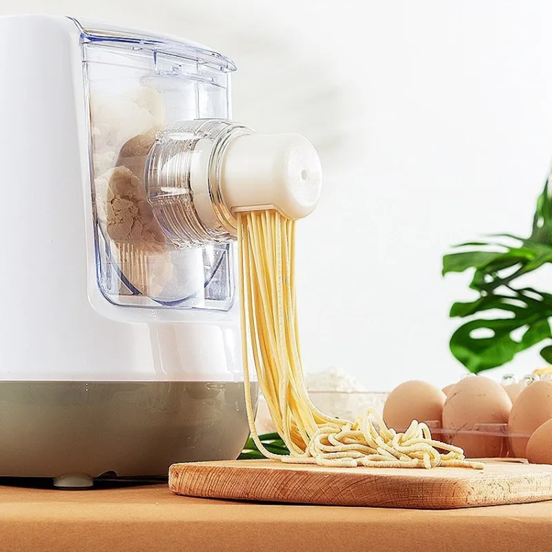 110V 220V Electric Noodle Maker Automatic Household Noodles Making Machine With English Panel 13 Moulds Nozzle