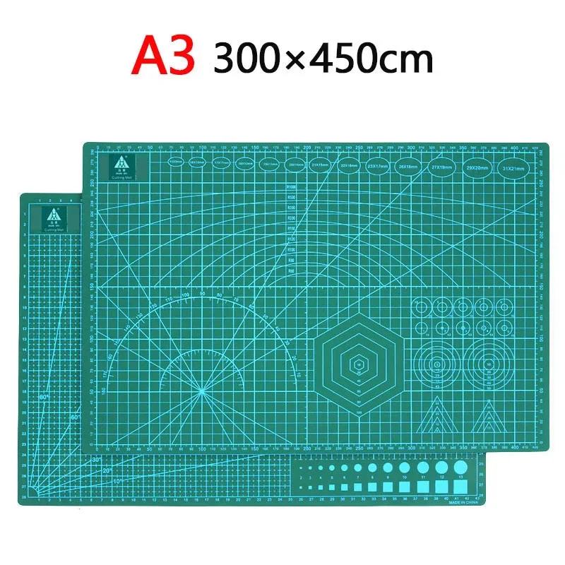 

A3 A4 A5 PVC Cutting Mat Pad Patchwork Cut Pads A3 Patchwork Tools Manual DIY Tool Cutting Board Double-sided Self-healing