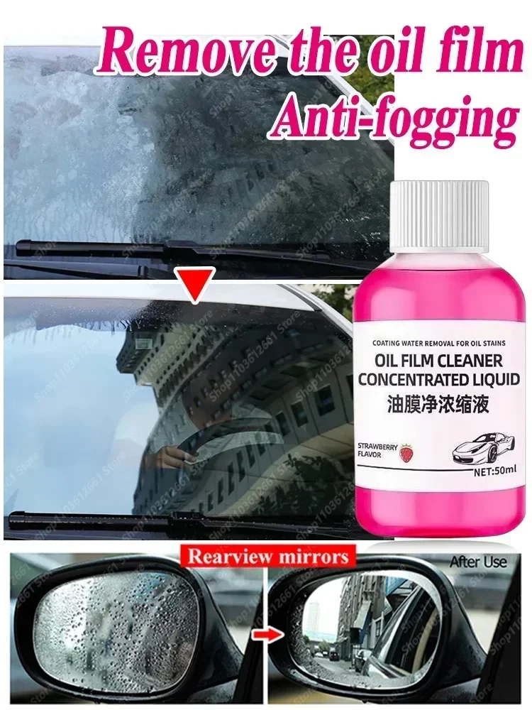 Car Glass Coating Car Window Cleaning Remove Stain Eliminate Greasy Dirt Car Windows Polishing Glass Waterproof Dustproof Agent