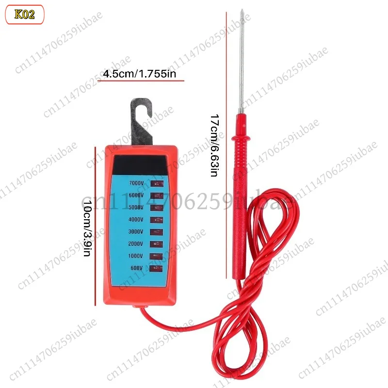 fy Electric Fence Voltage Tester For Farm Garden Solar Fence Fault Detection Replacement Spare Accessory