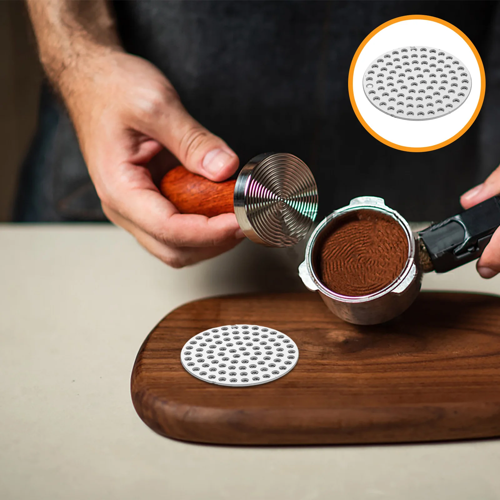 

Coffee Machine Filter Replacement Anti Splash Dual Layer Filter Silicone Sealing Ring for Stovetop Coffee Maker Espresso Machine