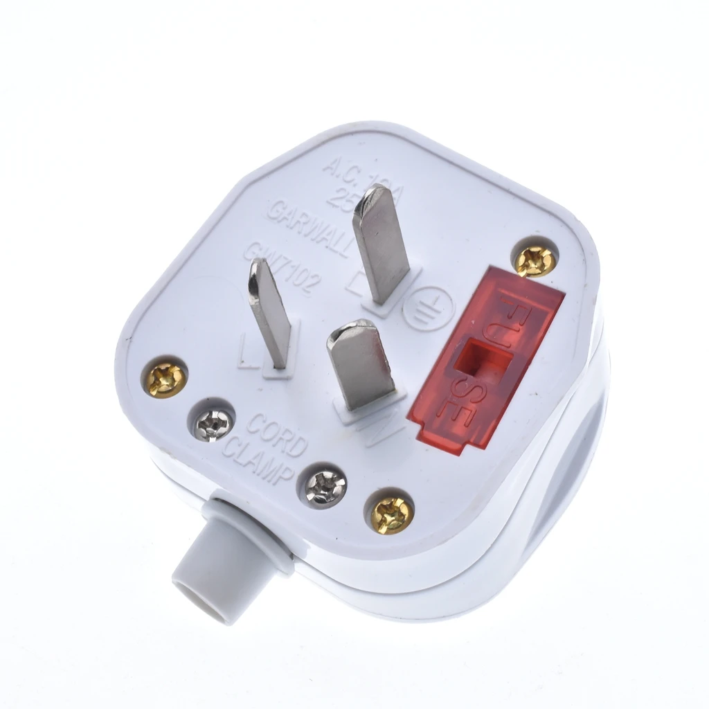 Australia Standard Power Switch Rewireable Plug With Fuse, Power Cord Cable 3-Pins Connector 10A 250V  images - 6