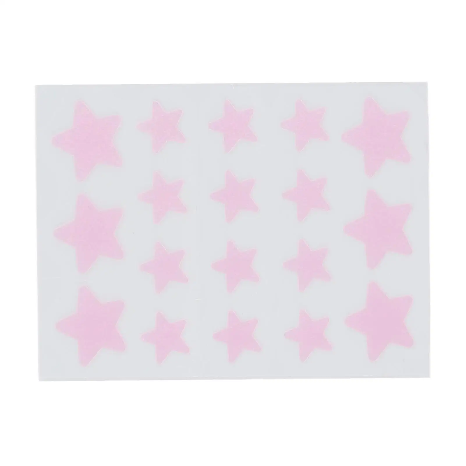 

18Pcs Star-Shaped Hydrocolloid Pimple Patches - Pink Acne Spot Stickers for Reduced Inflammation