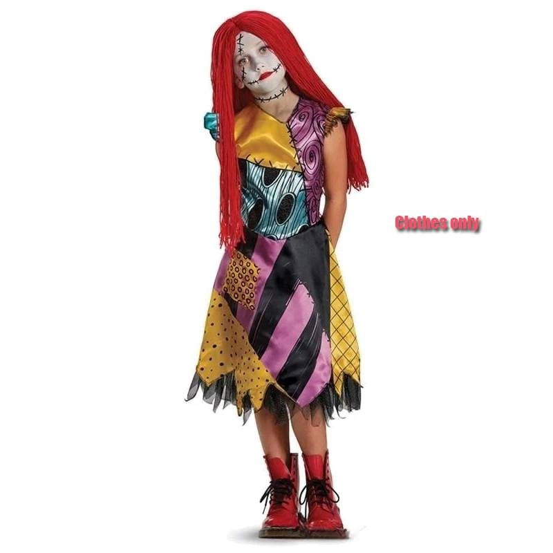 Girls Boys Witch Cosplay Costume Halloween Dress Carnival Party Clothes Boy's Jumpsuit Halloween Dress Up Christmas Gifts