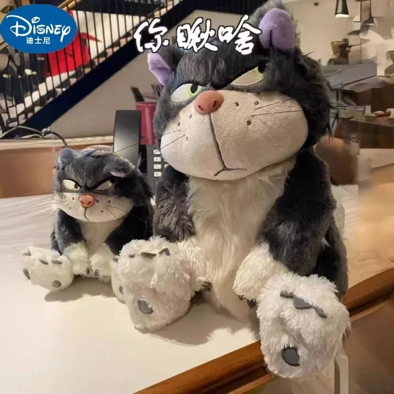 30-60cm Disney Genuine Lucifer Plush Toy Stuffed Animal  Plush Toys Japan Figaro Cinderella'S Cat  Girl Children Surprise  Gifts