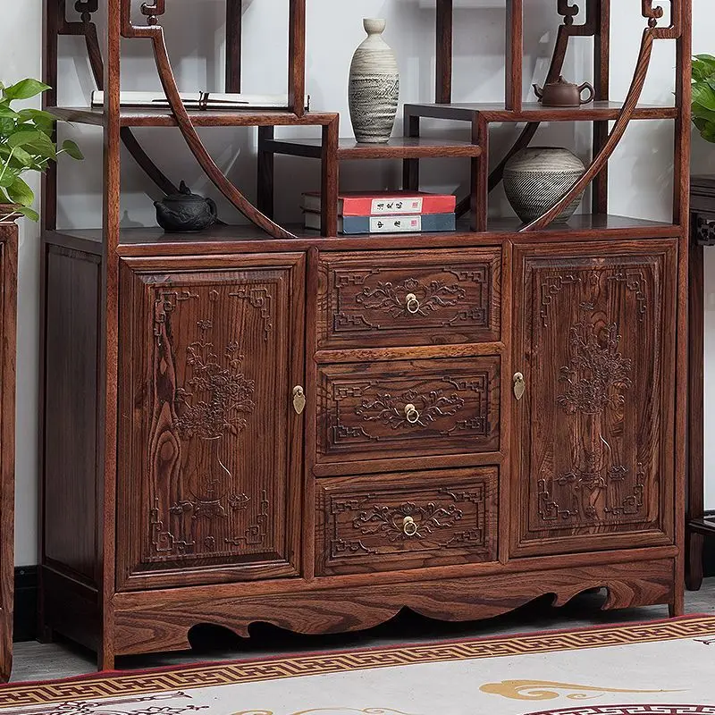 Personnalisé. Étagère Antique nouveau Style Duobao pavillon présentoir salon couloir Multi-L